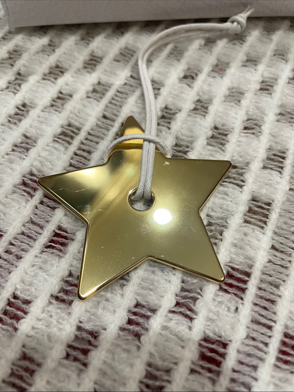 Dior Gold Star Charm Ornament with Gift Bag & Card NWOT - Picture 3 of 10